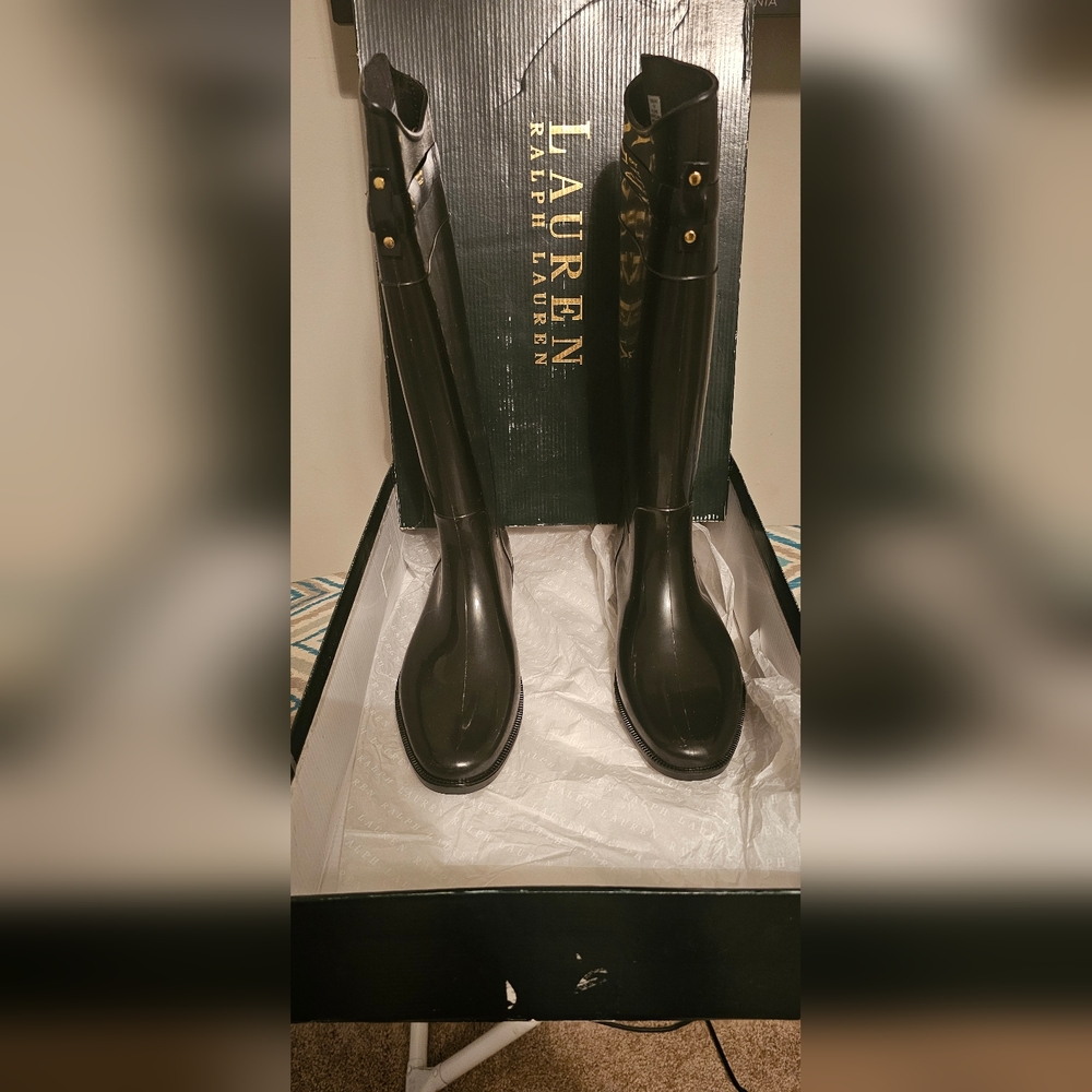 New Ralph Lauren Rossalyn II Rain Boots!!!